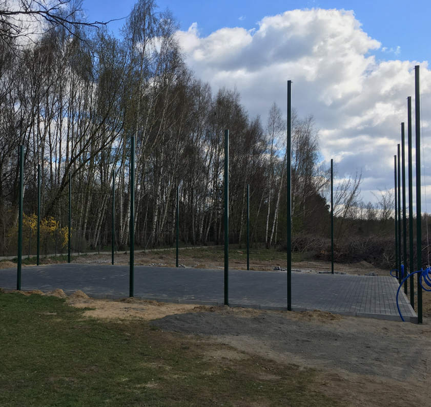 Boisko rekreacyjne – realizacja kolejnych etapów